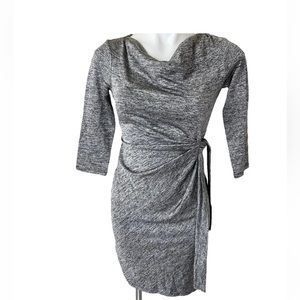 Anne Taylor Faux Wrap Dress 3/4 Sleeve Size Medium NWT